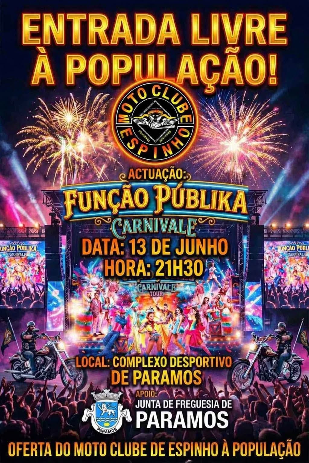 Cartaz de Oferta do Moto Clube de Espinho