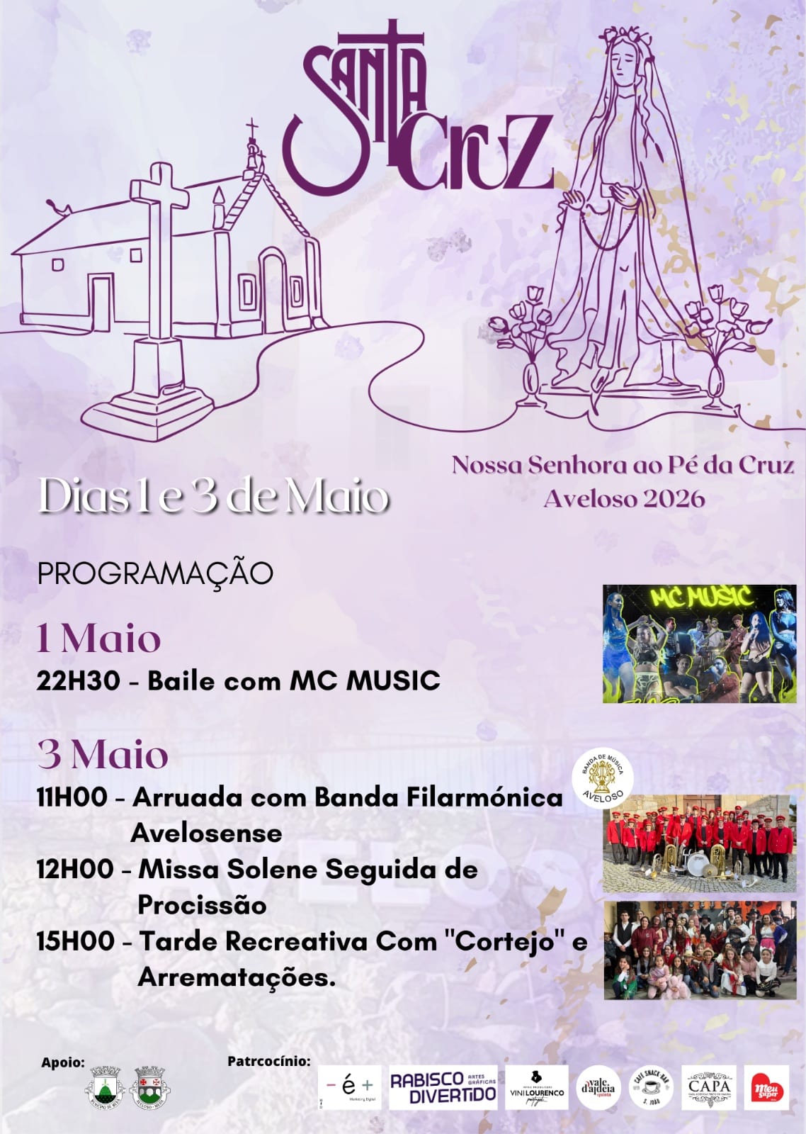 Cartaz de Nossa Senhora ao Pé da Cruz