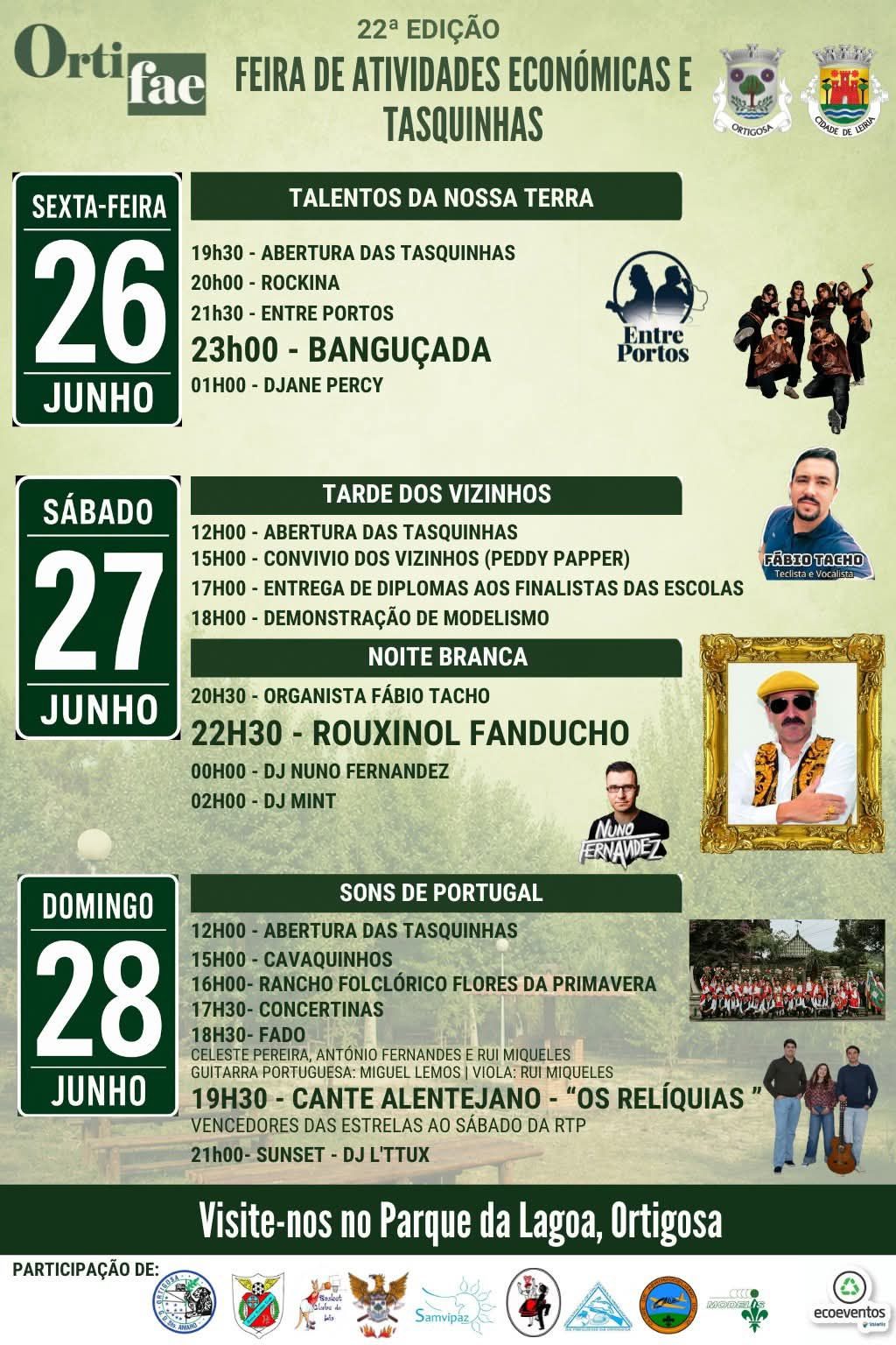 Cartaz de Ortifae - Feira de Atividades Económicas e Tasquinhas