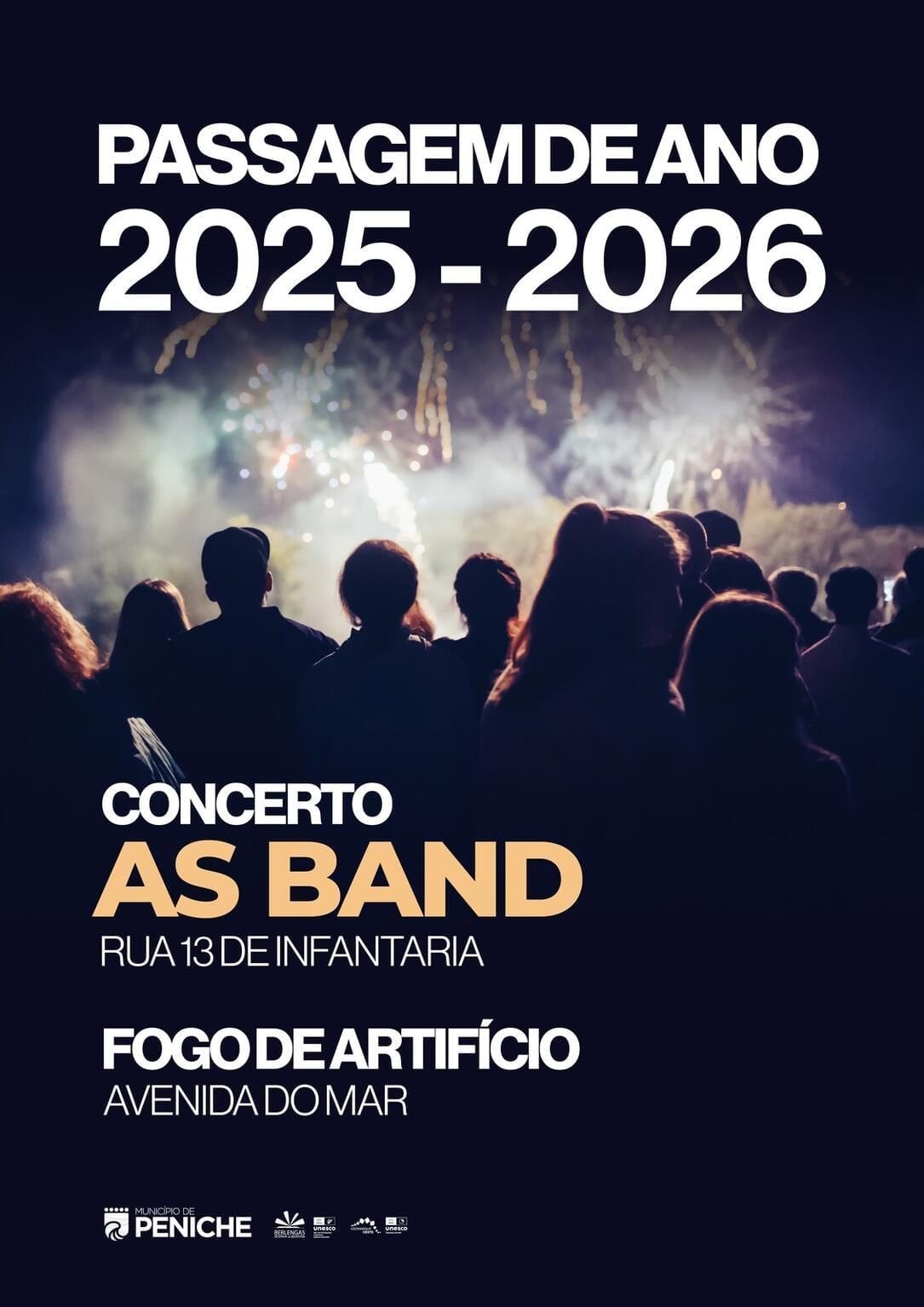 Cartaz de Passagem de Ano 2025-2026 - Peniche