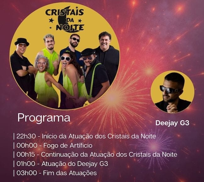 Cartaz de Passagem de Ano 2025/2026 - Armação de Pêra