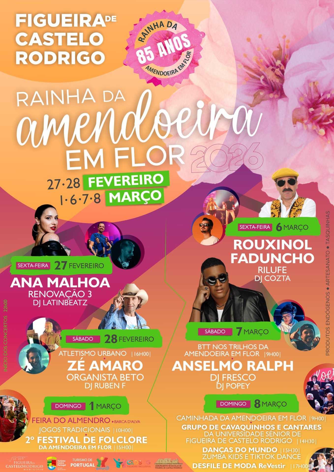 Cartaz de Rainha da Amendoeira em Flor