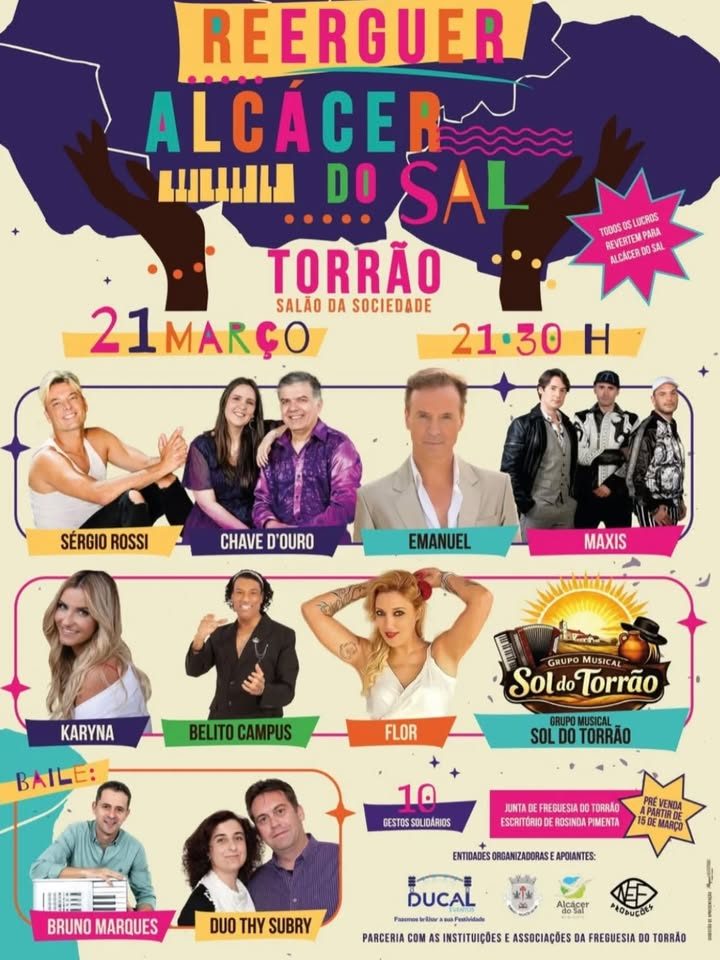 Cartaz de Reerguer Alcácer do Sal