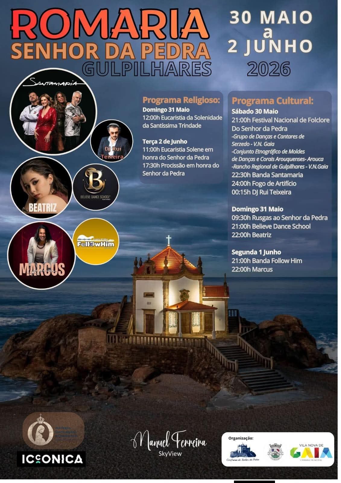 Cartaz de Romaria Senhor da Pedra
