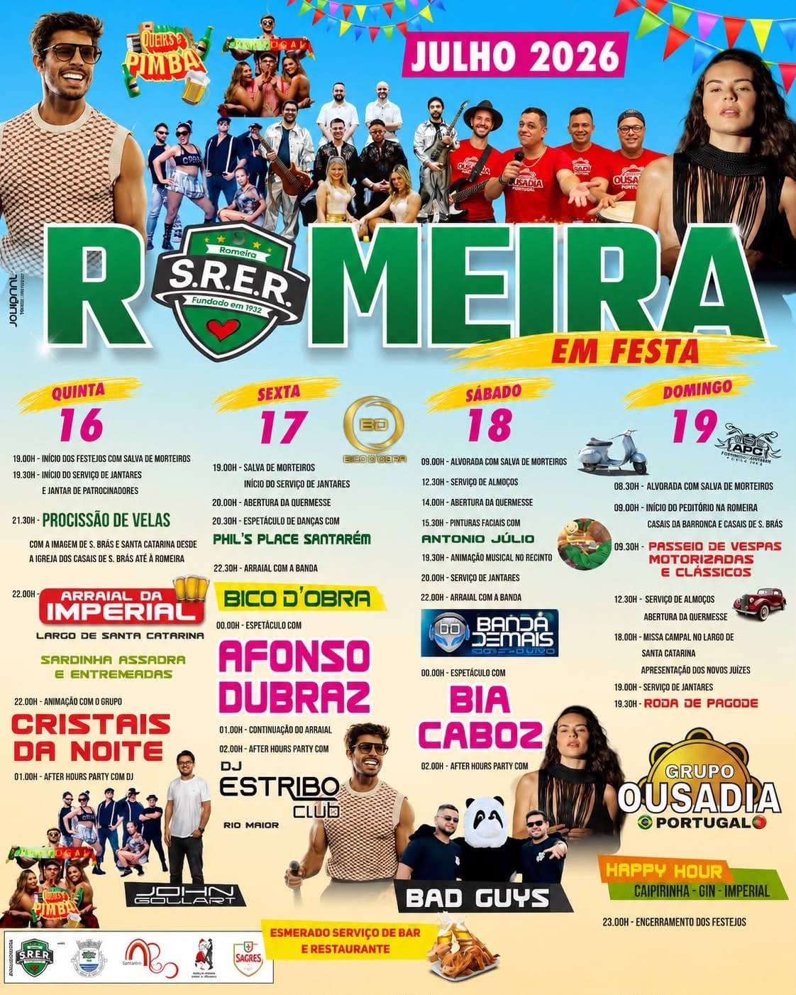 Cartaz de Romeira em Festa