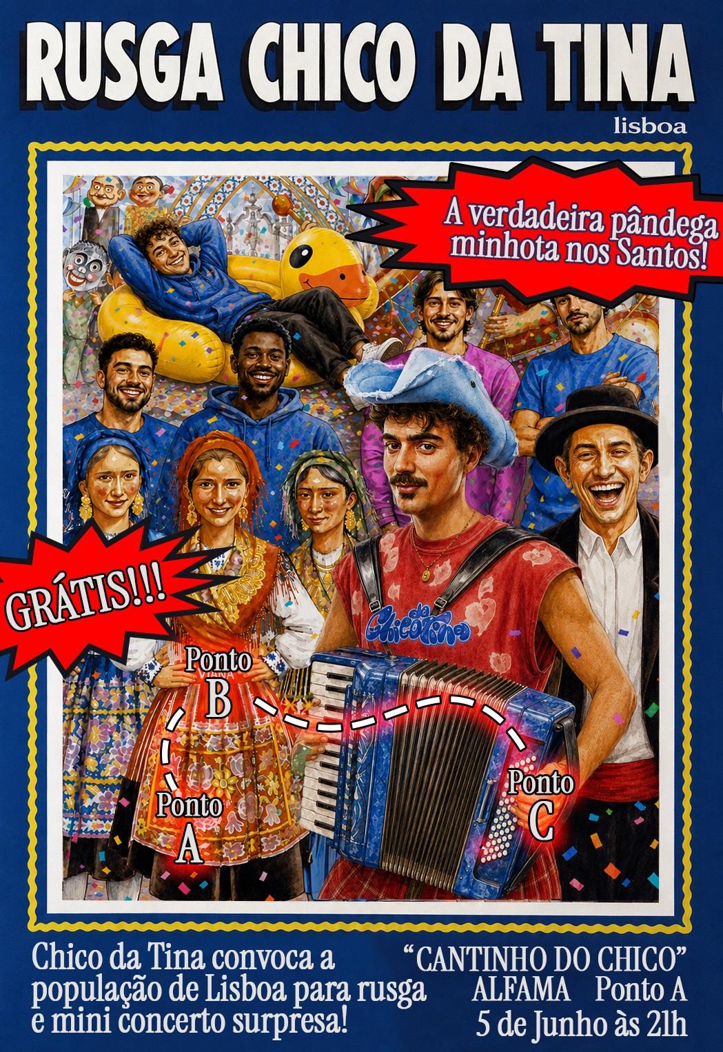Cartaz de Rusga Chico da Tina