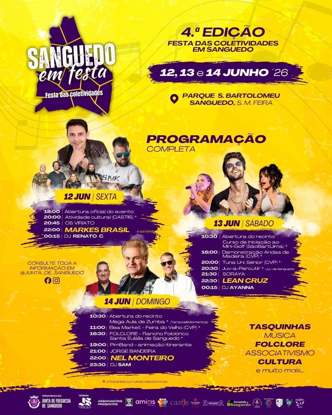 Cartaz de Sanguedo em Festa