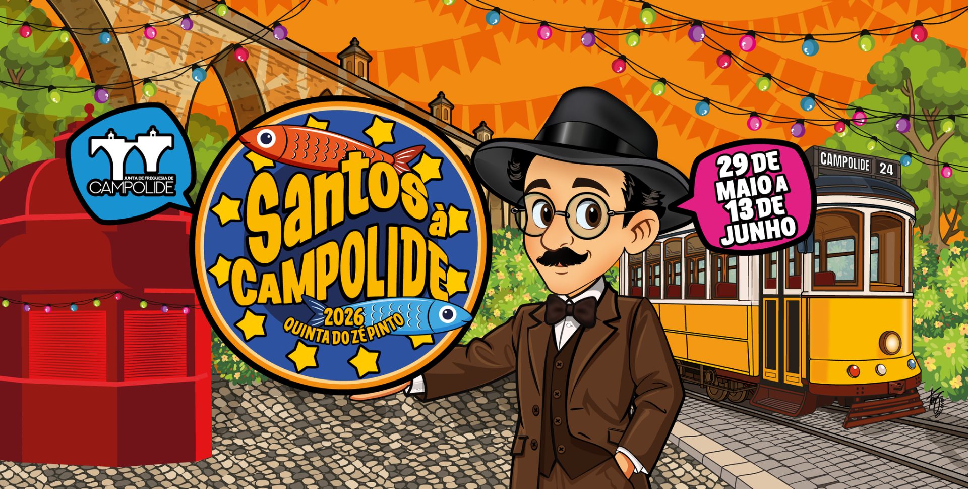 Cartaz de Santos à Campolide