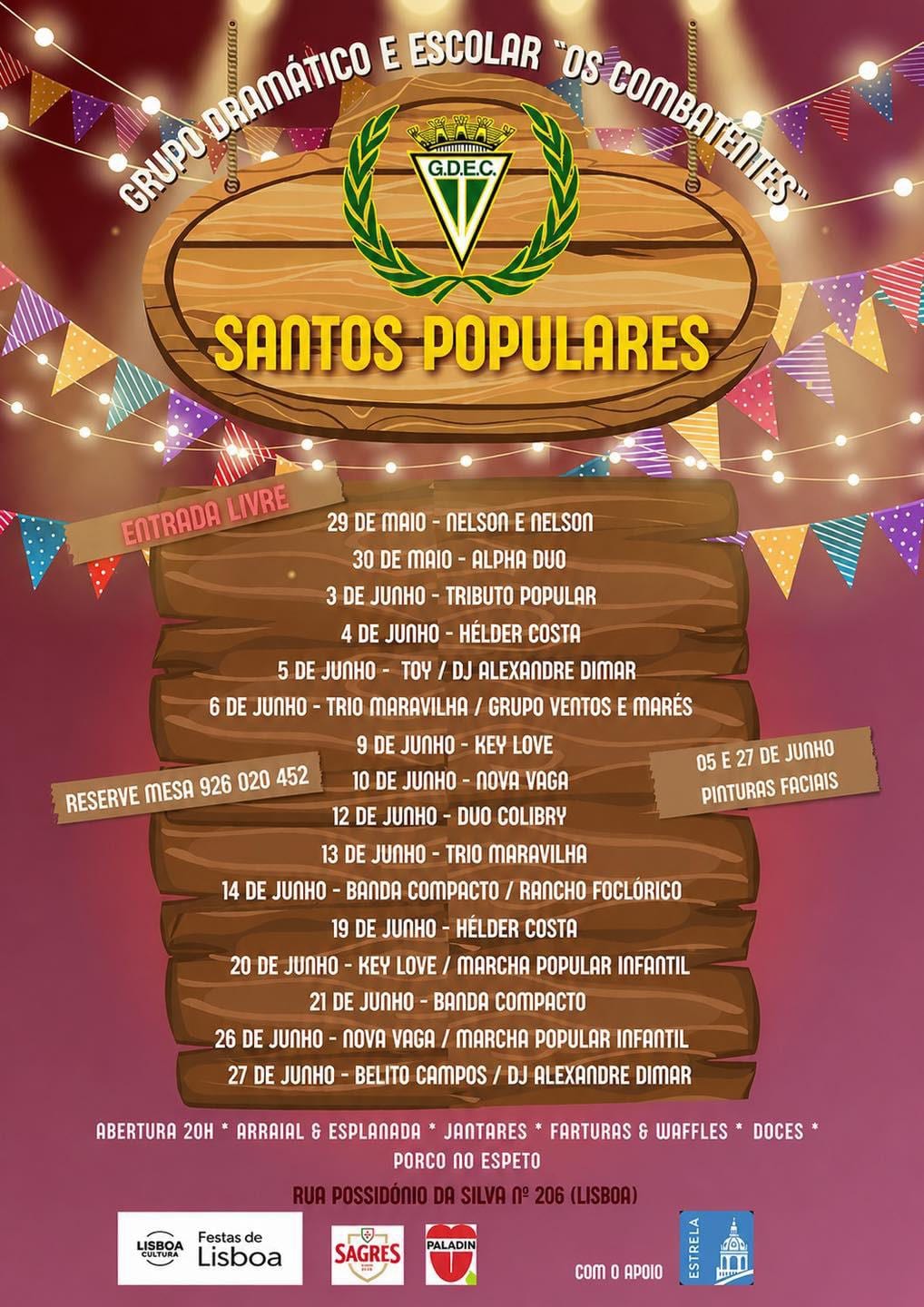 Cartaz de Santos Populares