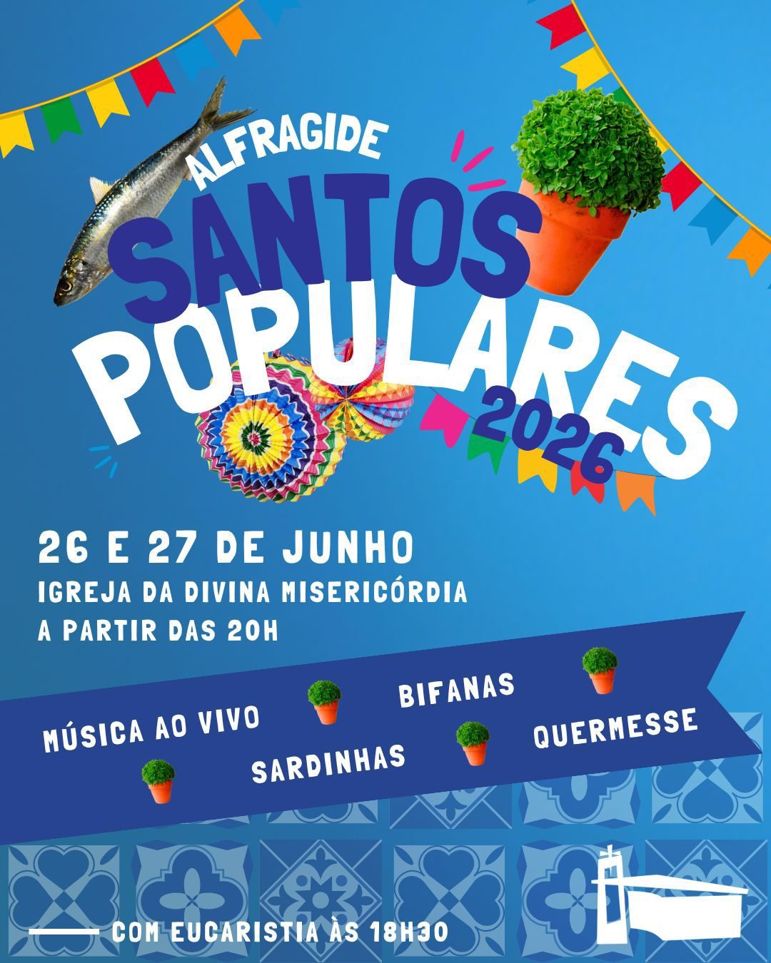 Cartaz de Santos Populares de Alfragide