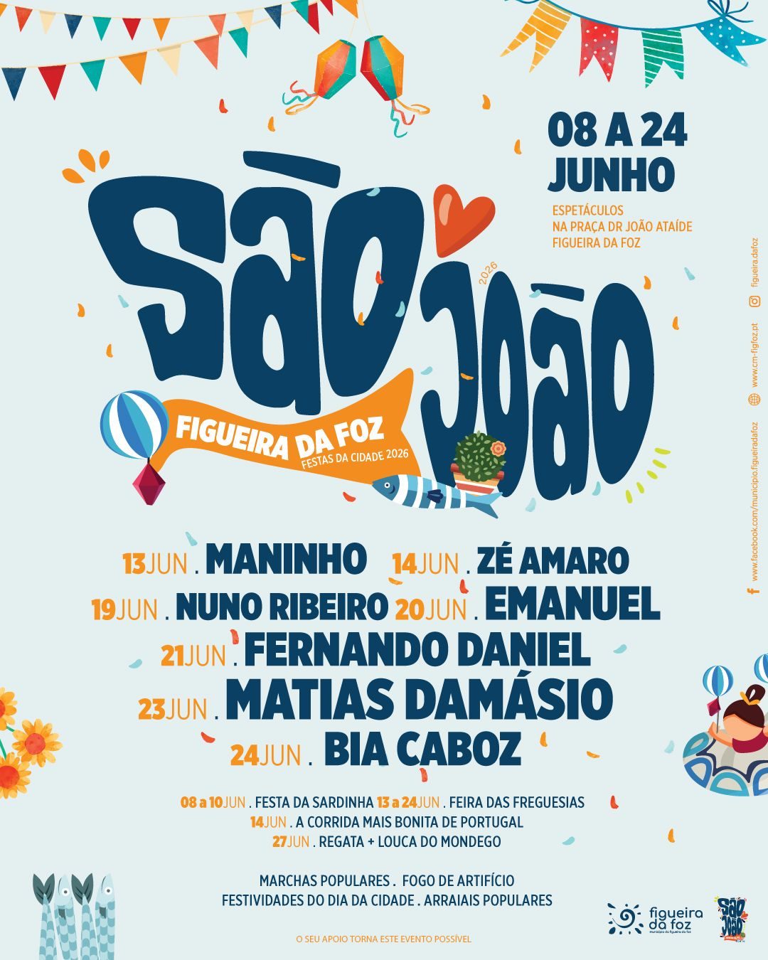 Cartaz de São João - Festas da Cidade