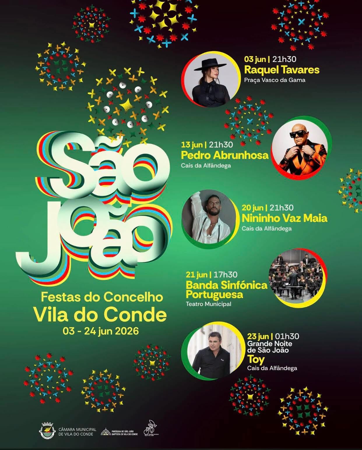 Cartaz de São João - Festas do Concelho de Vila do Conde