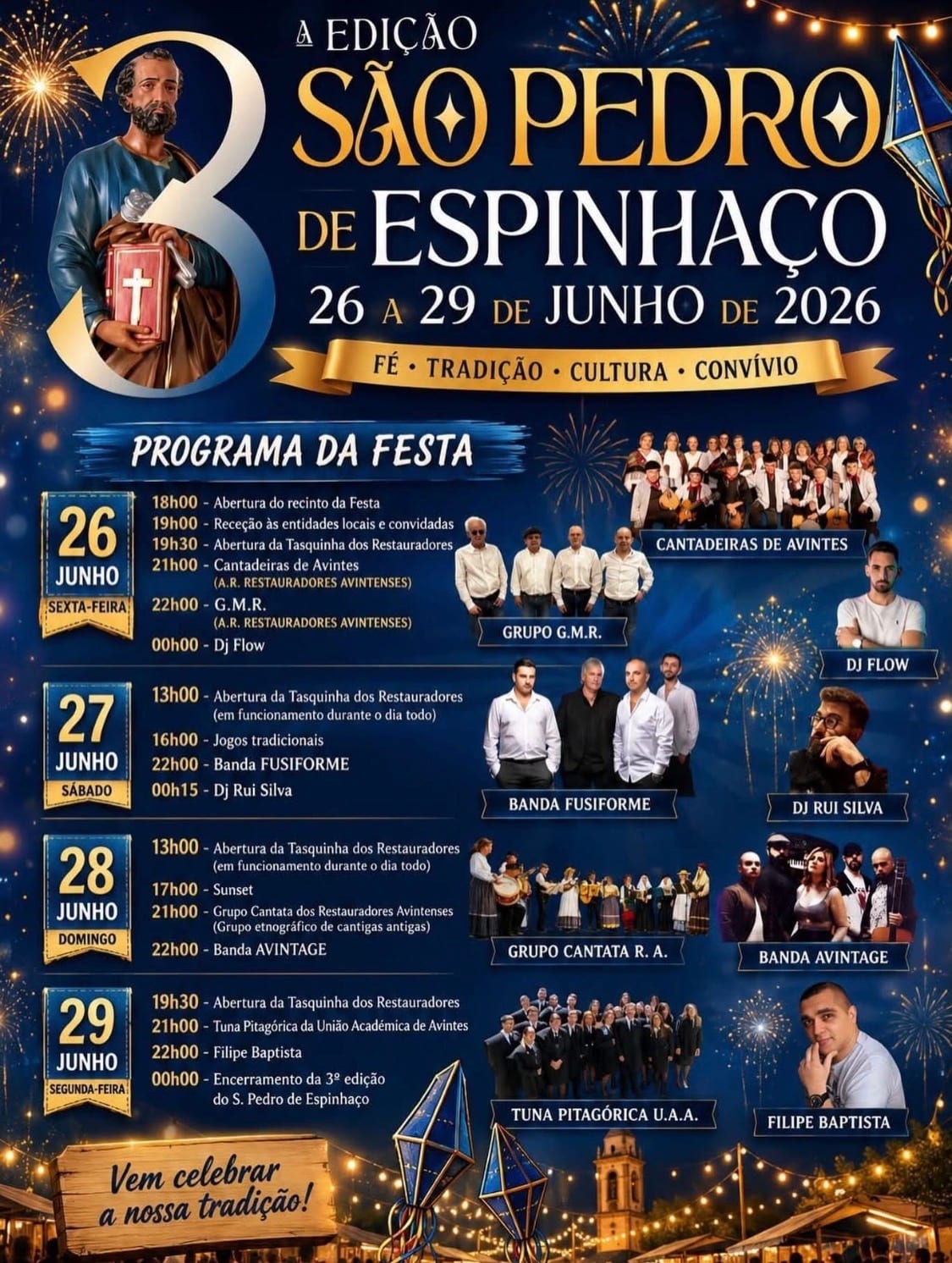 Cartaz de São Pedro de Espinhaço