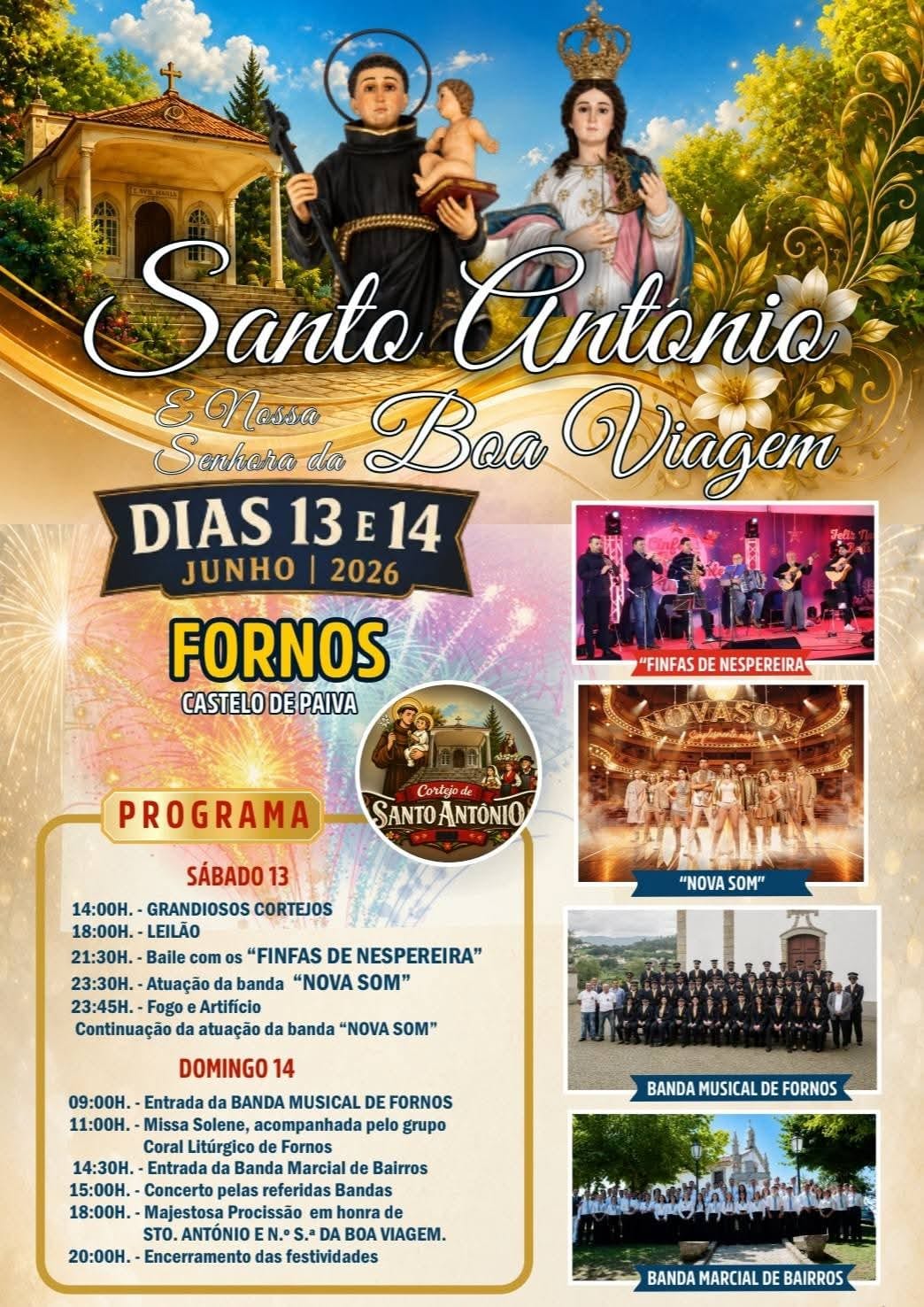 Cartaz de St. António e N.ª Sr.ª da Boa Viagem