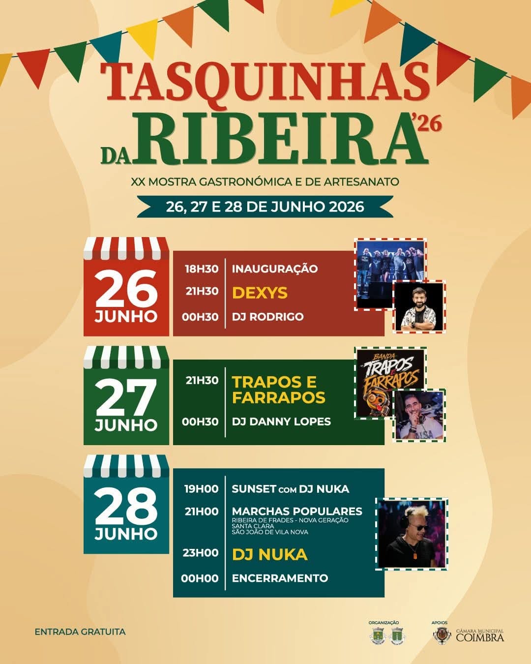 Cartaz de Tasquinhas da Ribeira
