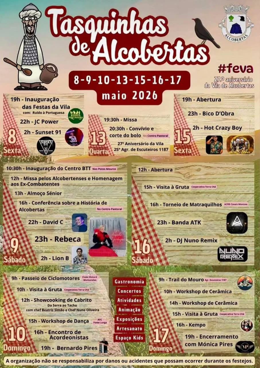 Cartaz de Tasquinhas de Alcobertas