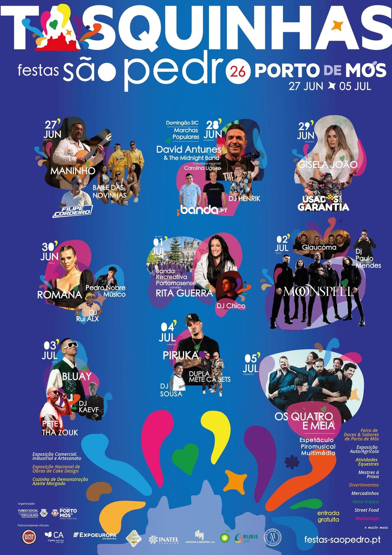 Cartaz de Tasquinhas e Festas de São Pedro