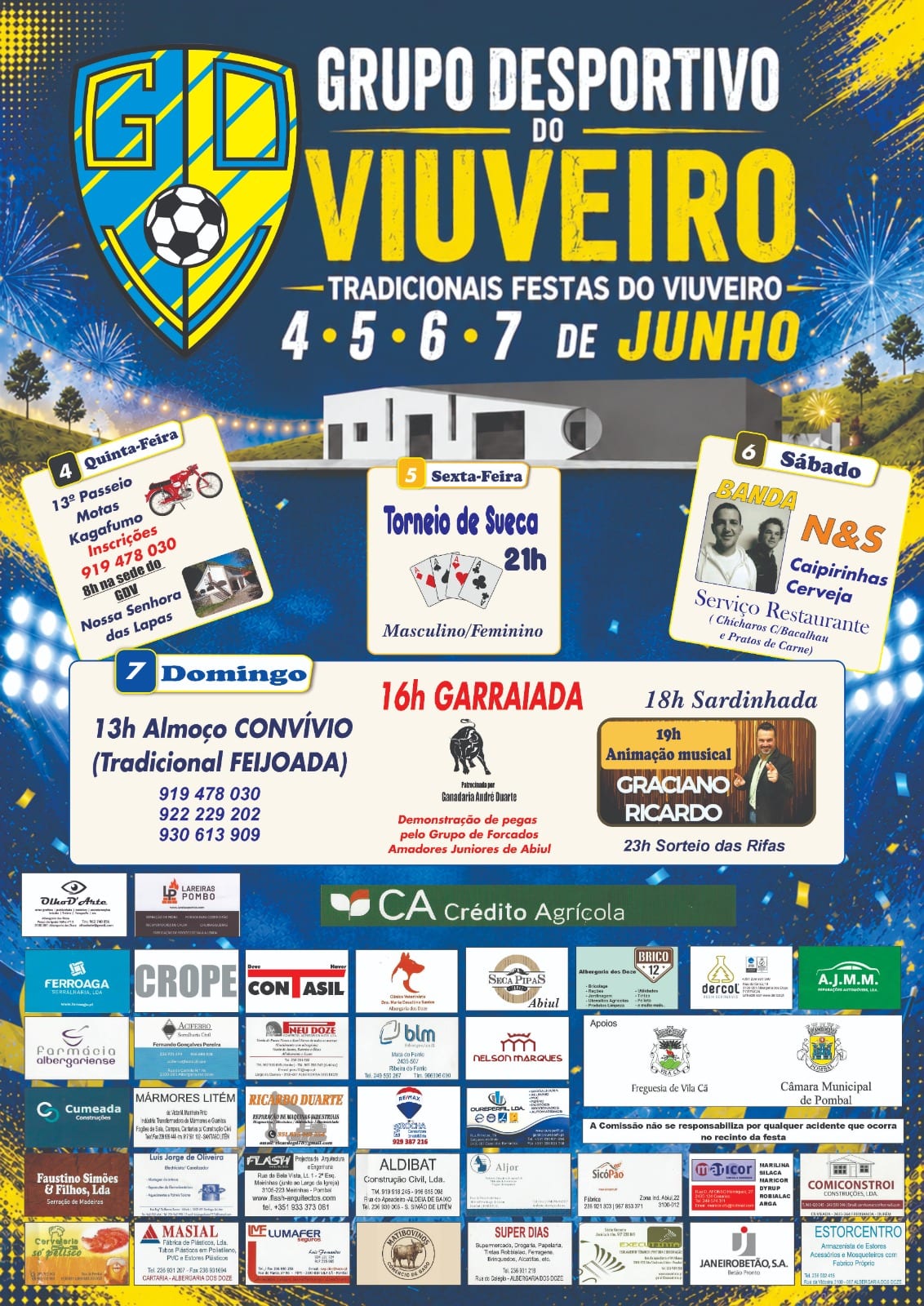 Cartaz de Tradicionais Festas do Viuveiro