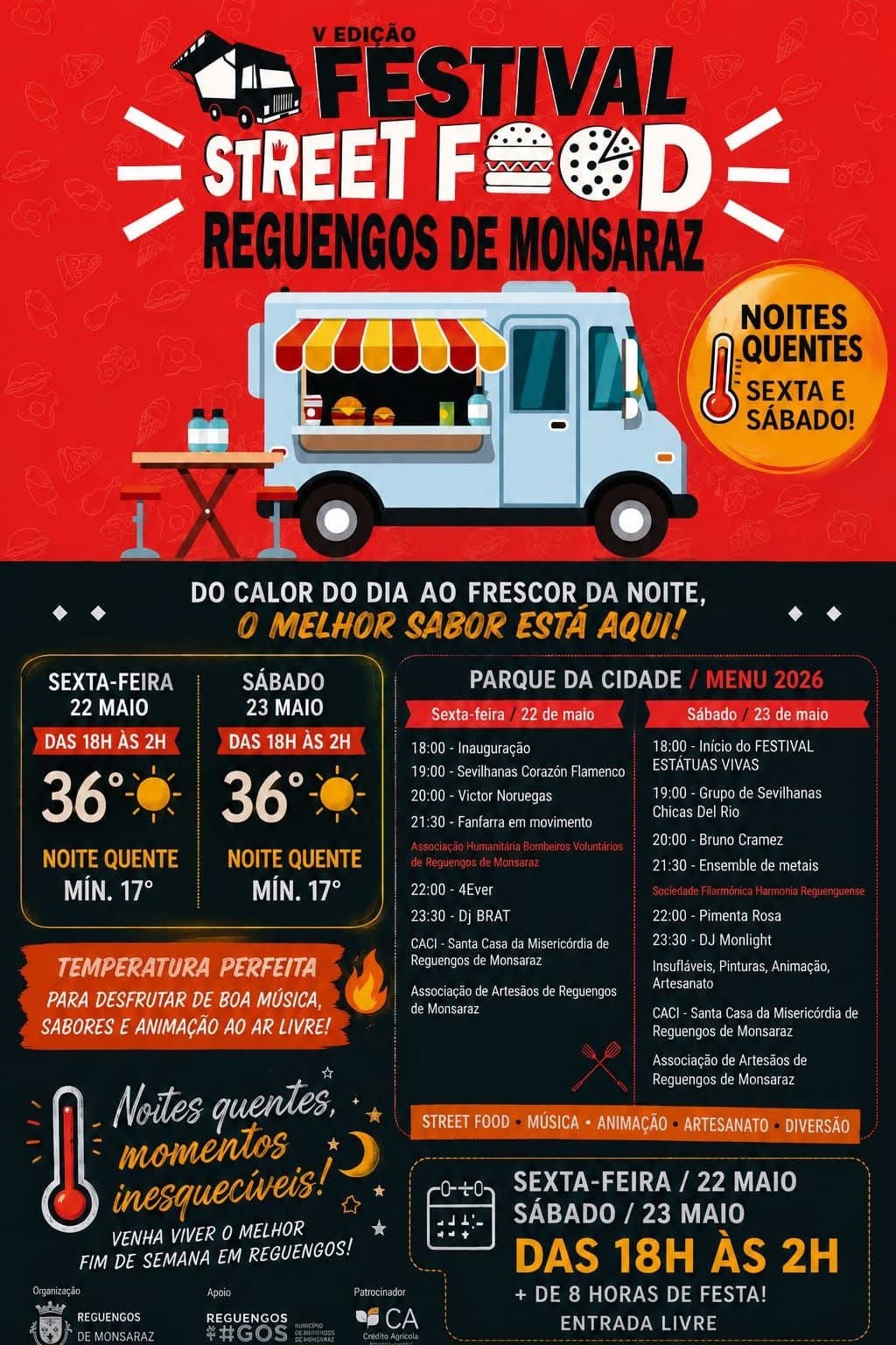 Cartaz de V Festival Street Food