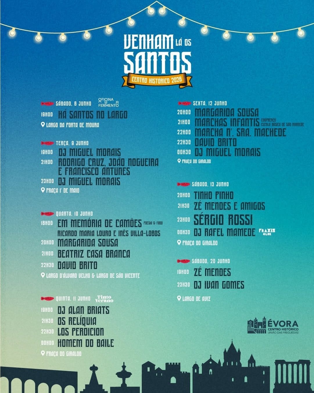 Cartaz de Venham Lá os Santos