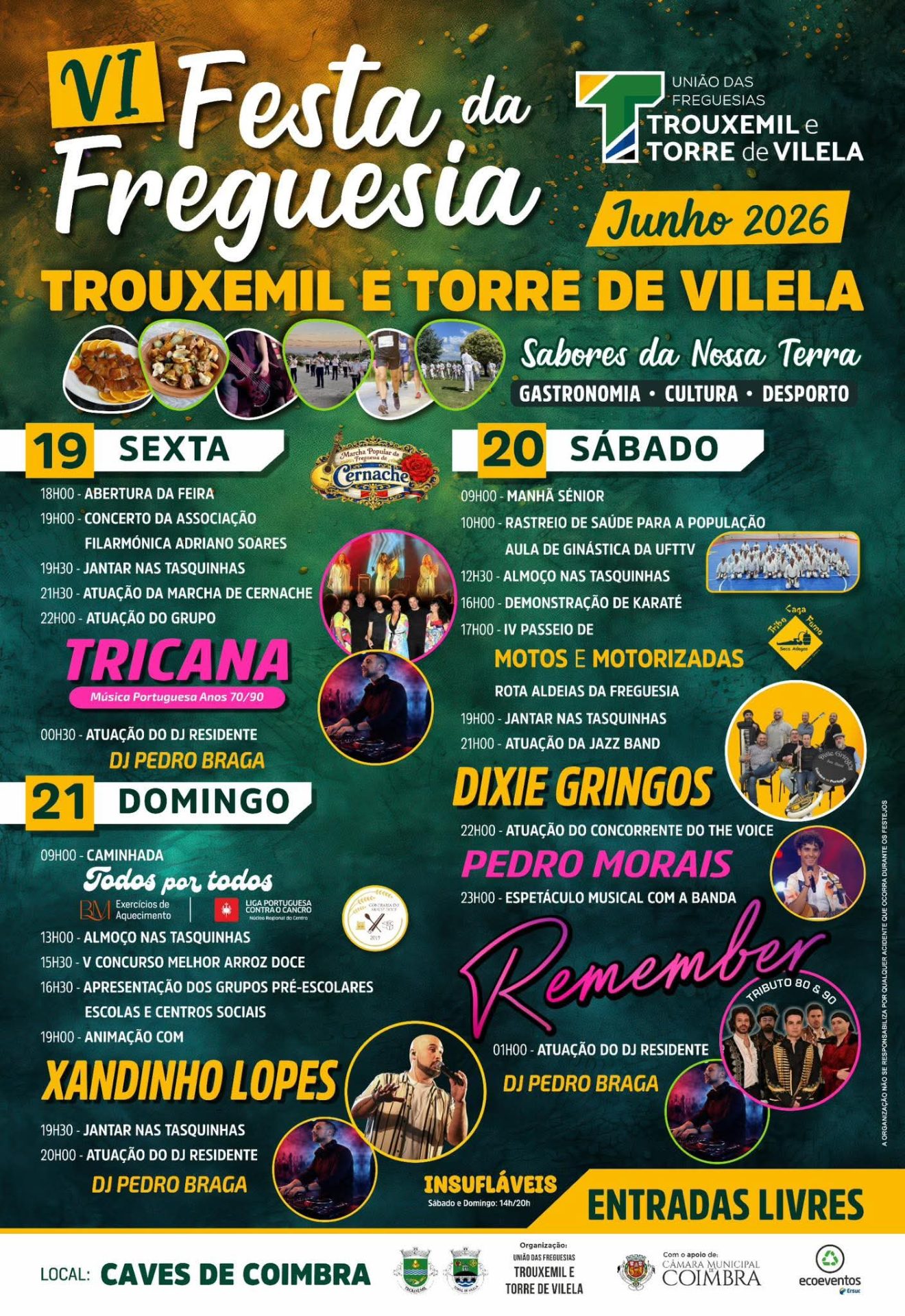 Cartaz de VI Festa da Freguesia