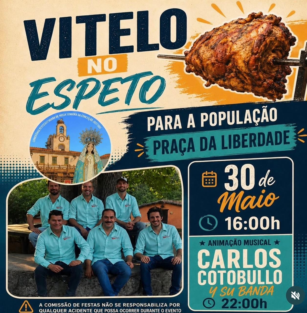 Cartaz de Vitelo no Espeto