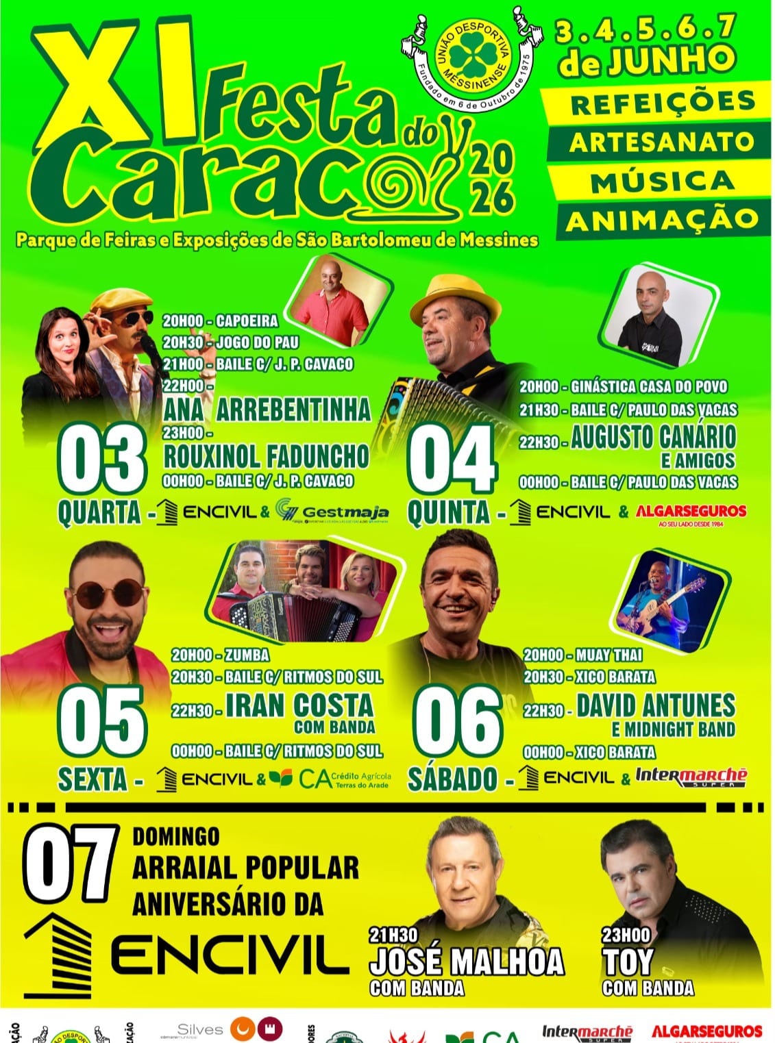 Cartaz de XI Festa do Caracol