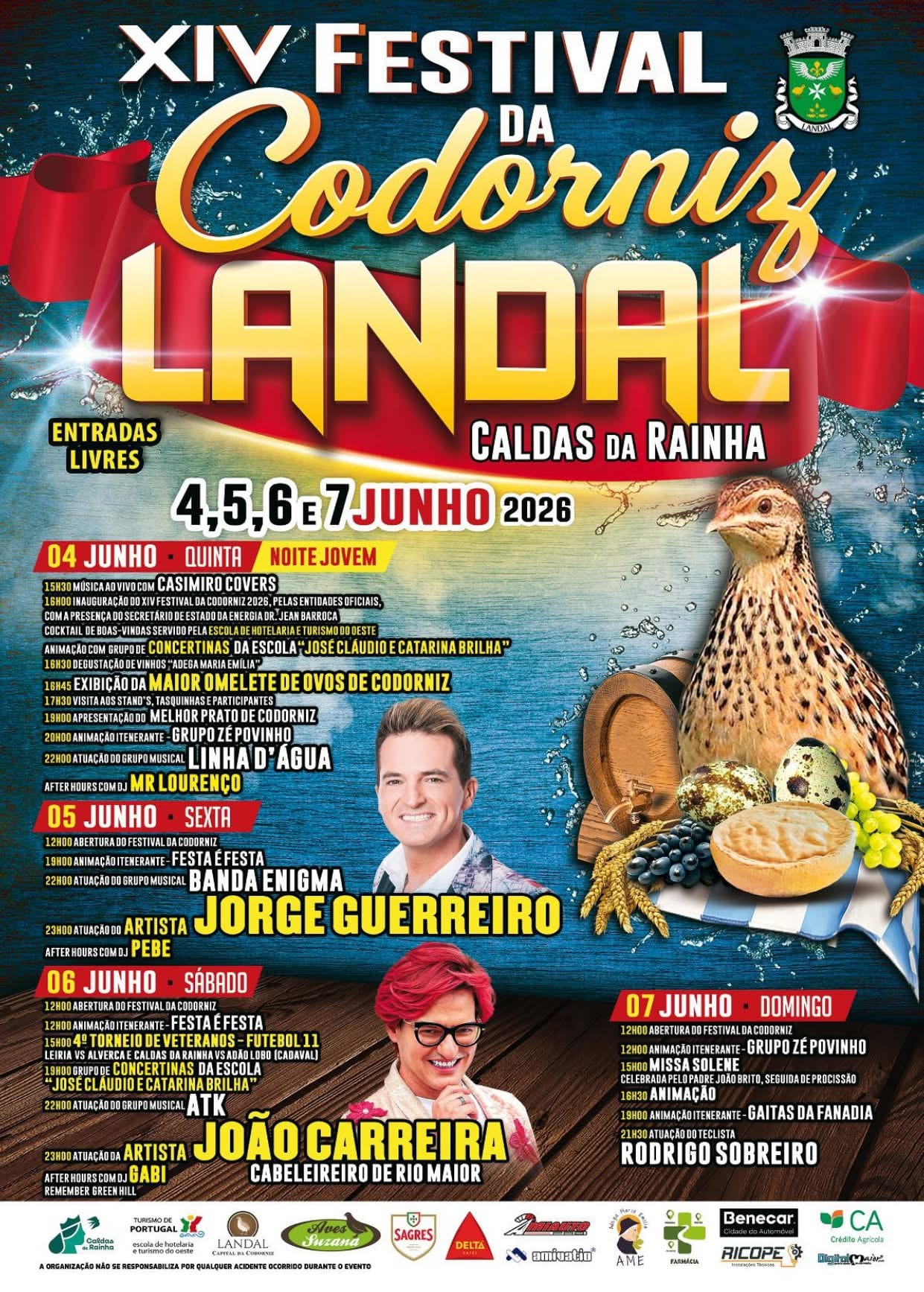 Cartaz de XIV Festival da Codorniz