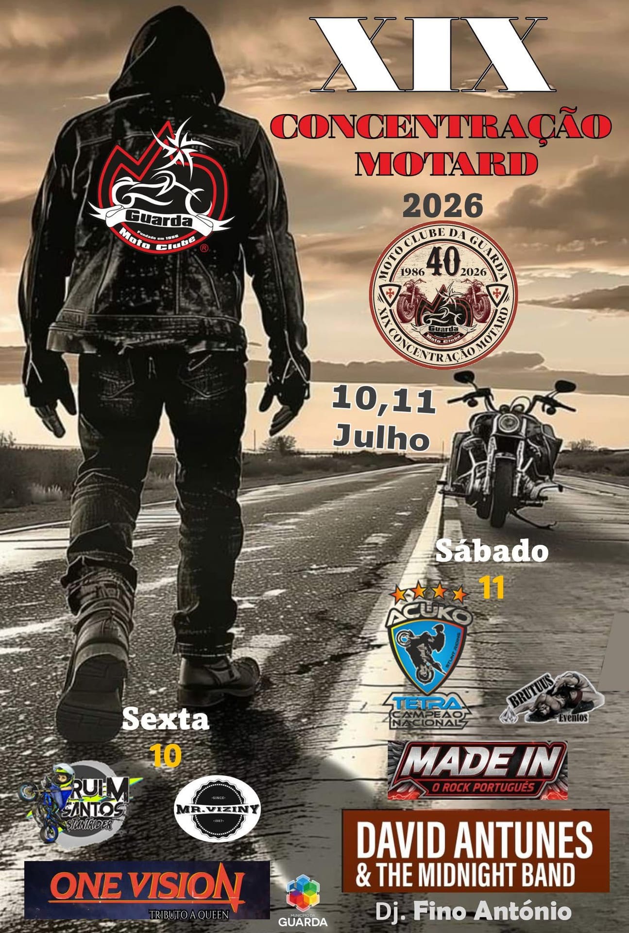 Cartaz de XIX Concentração Motard