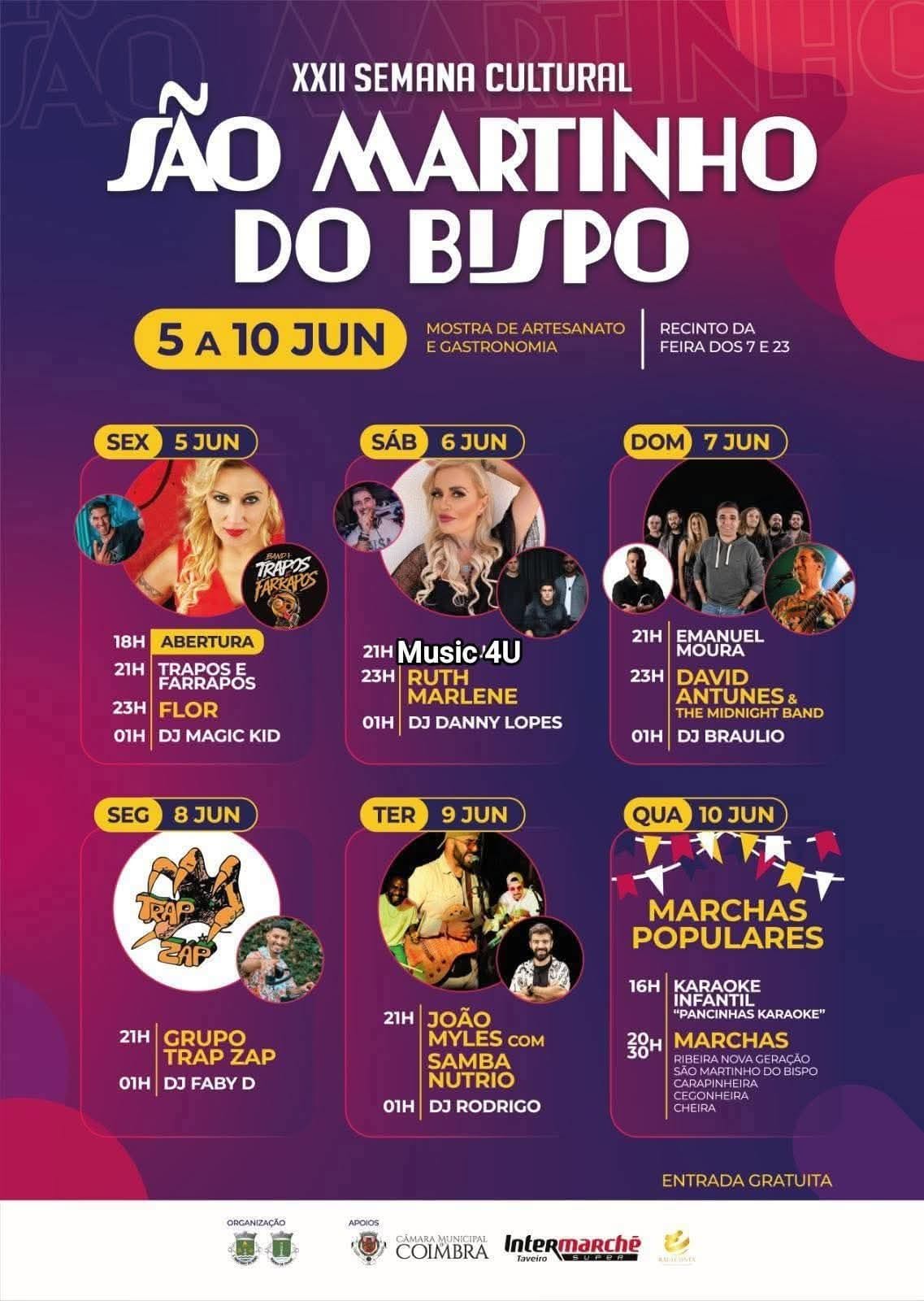 Cartaz de XXII Semana Cultural de São Martinho do Bispo