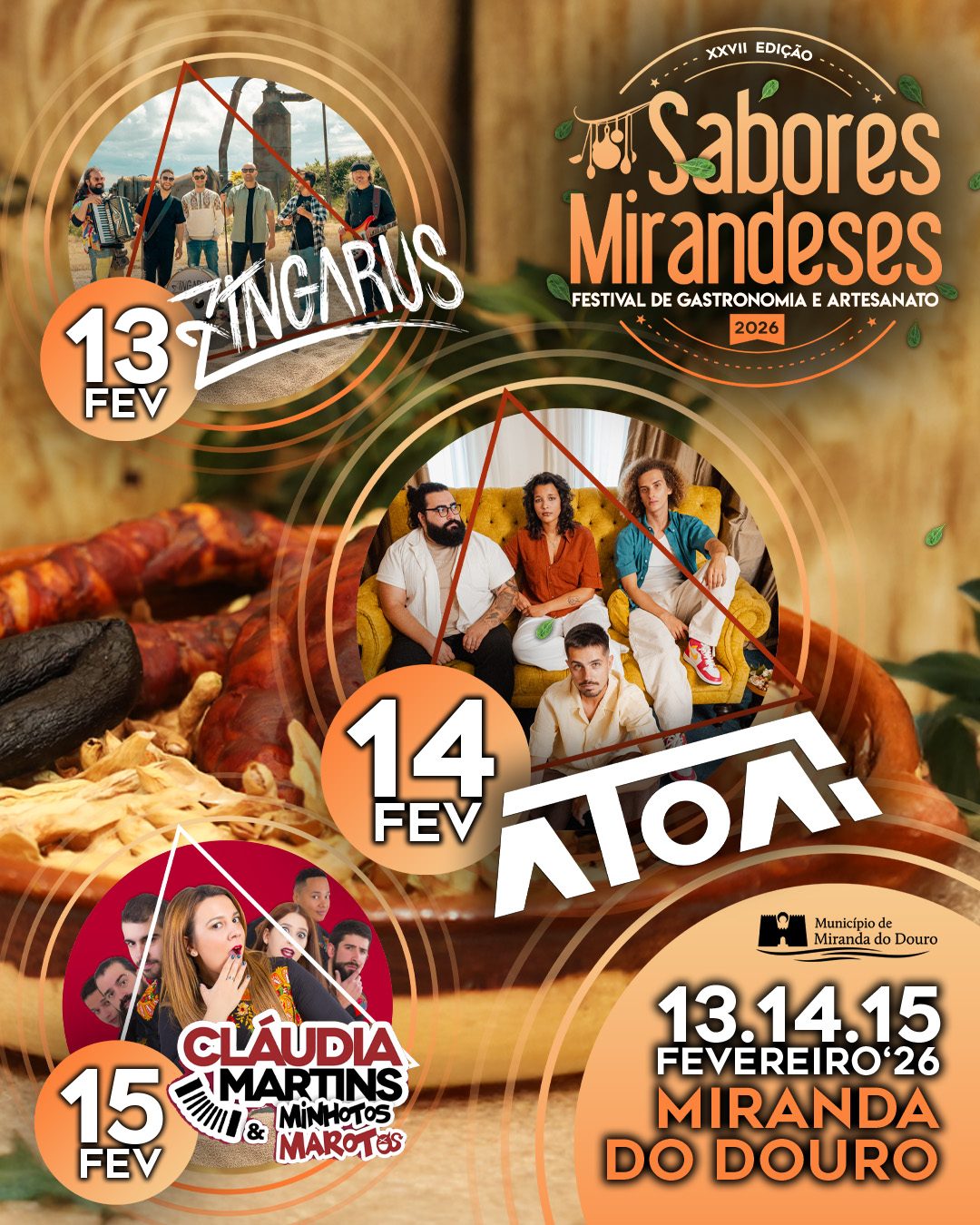 Cartaz de XXVII Festival de Sabores Mirandeses